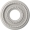 Ekena Millwork Cole PVC Medallion (Canopies up to 4 1/4"), 10"OD x 3 1/2"ID x 3/4"P, UltraCover Satin Blossom White CMP10COGBW - alternate 1